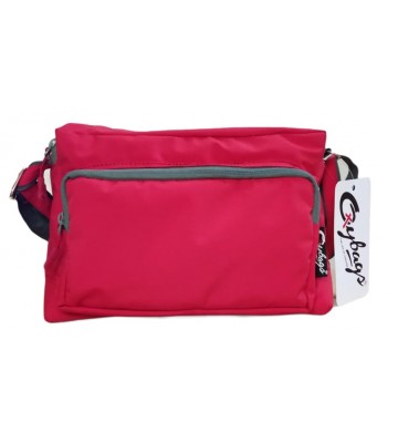 Red small sized travel bag